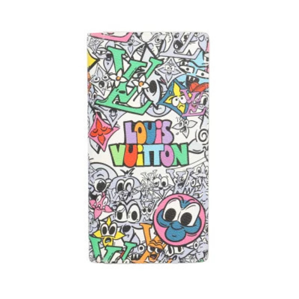 Louis Vuitton Portefeuille Brazza NM Monogram Comic Long Wallet
